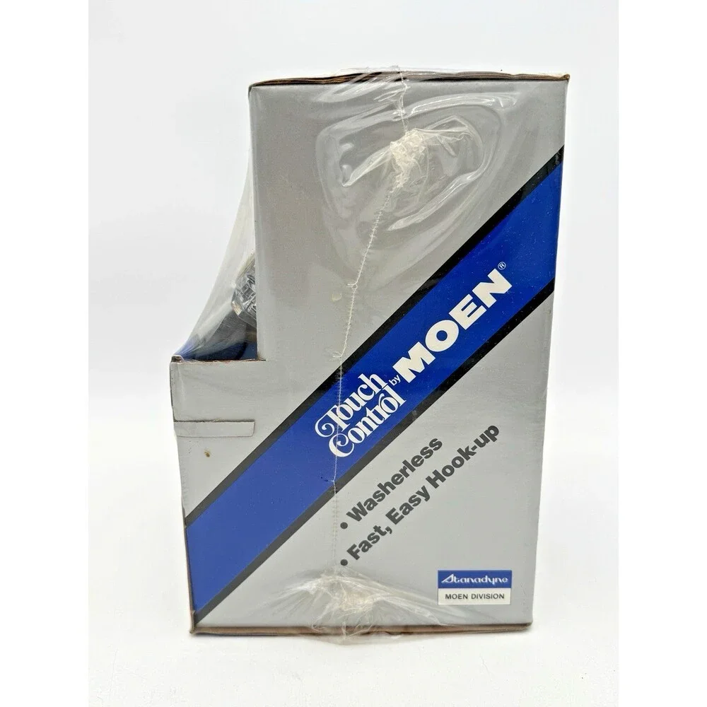 Vintage NOS Moen Touch Control 84421 Two Handle Lavatory Faucet Pop-Up Drain
